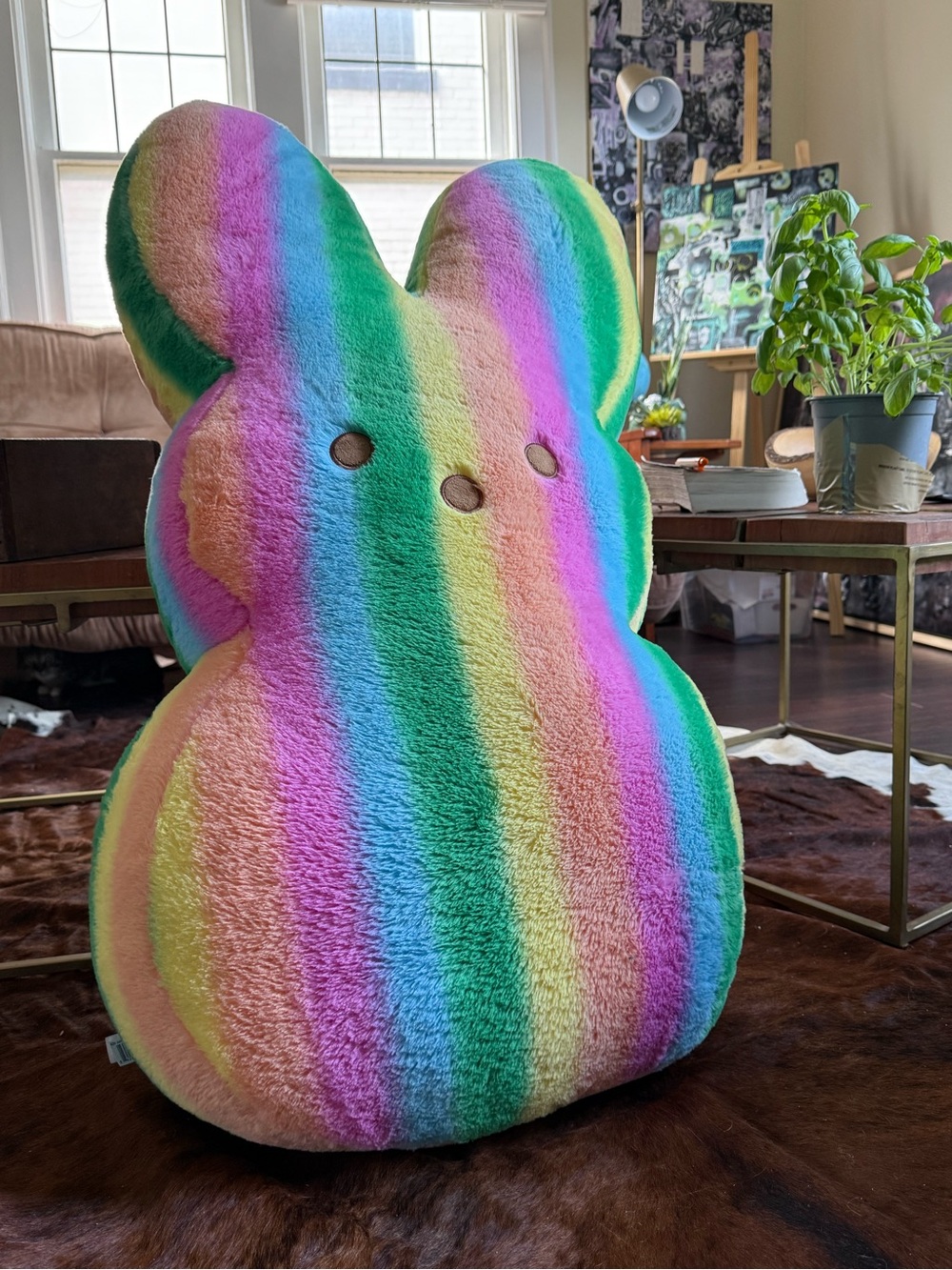 PEEPS mega bunny plushie